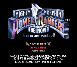 Mighty Morphin Power Rangers The Movie screenshot 4 for Super Nintendo